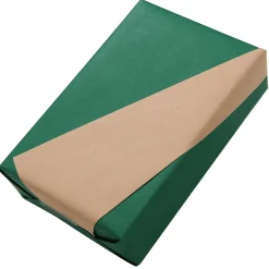 Online DecoWoerner Recycelte Geschenkpapier-Rolle, 50 M, See grün