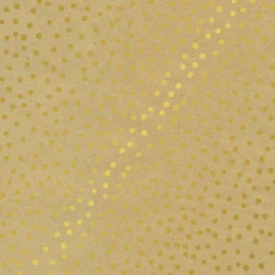 Sale DecoWoerner Recyceltes Kraftpapier Mit Kleinen, enen Punkten – 50 M Geschenkpapier-Rolle gold