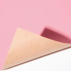New DecoWoerner Recyceltes, Uni-Kraftpapier – 50 M Geschenkpapier-Rolle rosa
