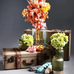 DecoWoerner Recyceltes Seidenband 25 M Grau