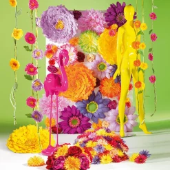 Best DecoWoerner Riesen-Gerbera-Blüte Lila, 45 Cm Ø violett