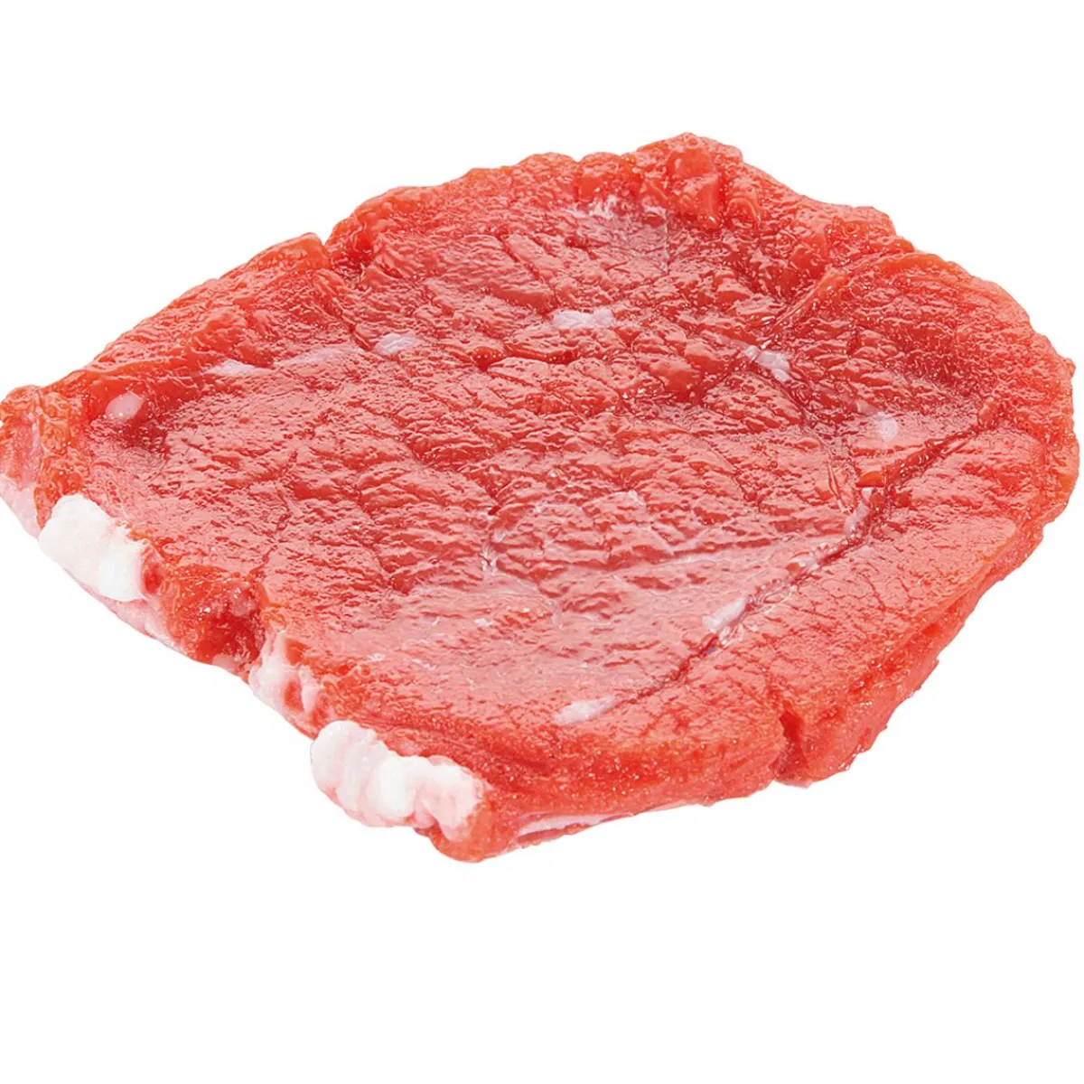 Clearance DecoWoerner Rinder-Steak Roh Lebensmittel-Attrappe 13 Cm rot