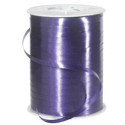 DecoWoerner Ringelband, 5 Mm, 500 M, Flieder, Dunkellila violett