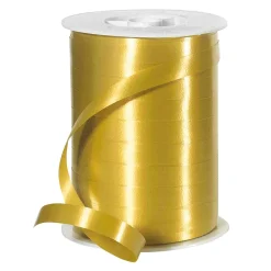 New DecoWoerner Ringelband, 10 Mm, 250 M, gold