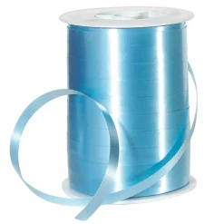 New DecoWoerner Ringelband, 10 Mm, 250 M, Hell blau