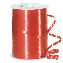 Sale DecoWoerner Ringelband, 5 Mm, 500 M, rot