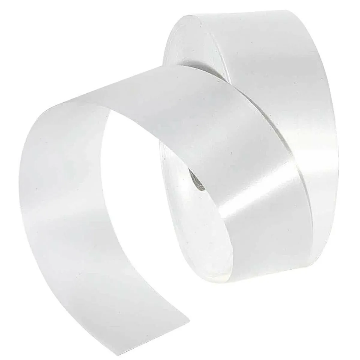 Discount DecoWoerner Ringelband, 50 Mm, 100 M, weiß