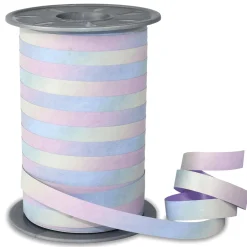 Hot DecoWoerner Ringelband In Regenbogenfarben, 10mm, 200 M mehrfarbig