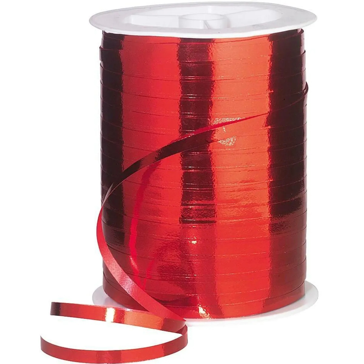 Discount DecoWoerner Ringelband Metallic, 5 Mm, 250 M, rot
