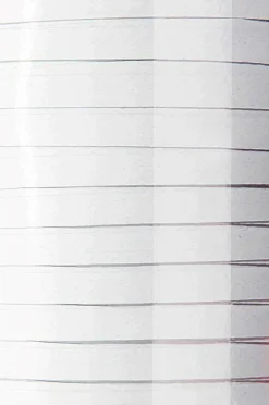 Outlet DecoWoerner Ringelband Metallic, 5 Mm, 250 M, weiß