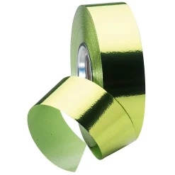 Discount DecoWoerner Ringelband Metallic, 31 Mm, 50 M, Apfel grün