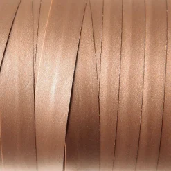 DecoWoerner Ringelband Pastell, 10 Mm, 150 M, Champagner weiß