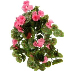 New DecoWoerner Kunst-Geranie, Hängend, 45 Cm rosa