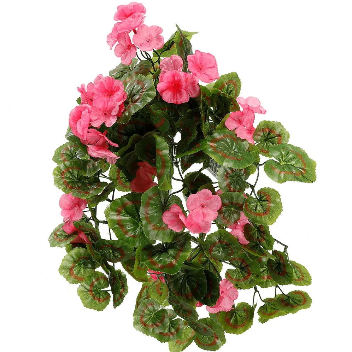 New DecoWoerner Kunst-Geranie, Hängend, 45 Cm rosa