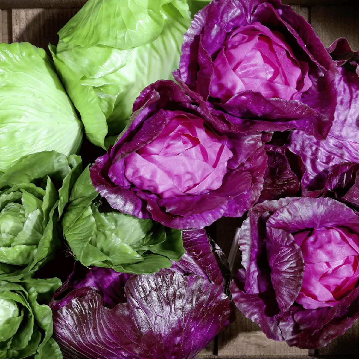 Sale DecoWoerner Rotkohl Lebensmittel-Attrappe, 13 Cm Ø violett