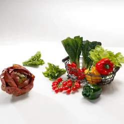 Hot DecoWoerner Rucola Salat Lebensmittel-Attrappe, Pack à 2 Stück grün