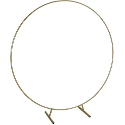 Sale DecoWoerner Runder ener Hochzeitsbogen Metallbogen 200 Cm gold