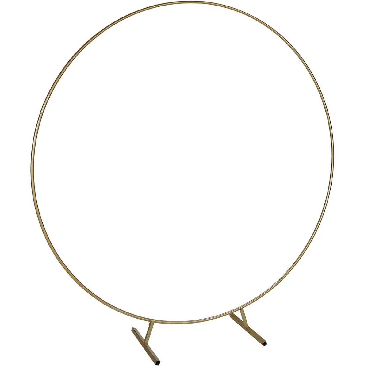 Sale DecoWoerner Runder ener Hochzeitsbogen Metallbogen 200 Cm gold