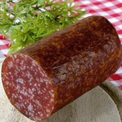 New DecoWoerner Salami Angeschnitten Lebensmittel-Attrappe rot