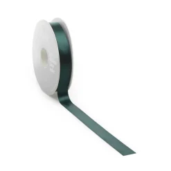 DecoWoerner Satinband, 25 Mm X 25m Dunkel grün
