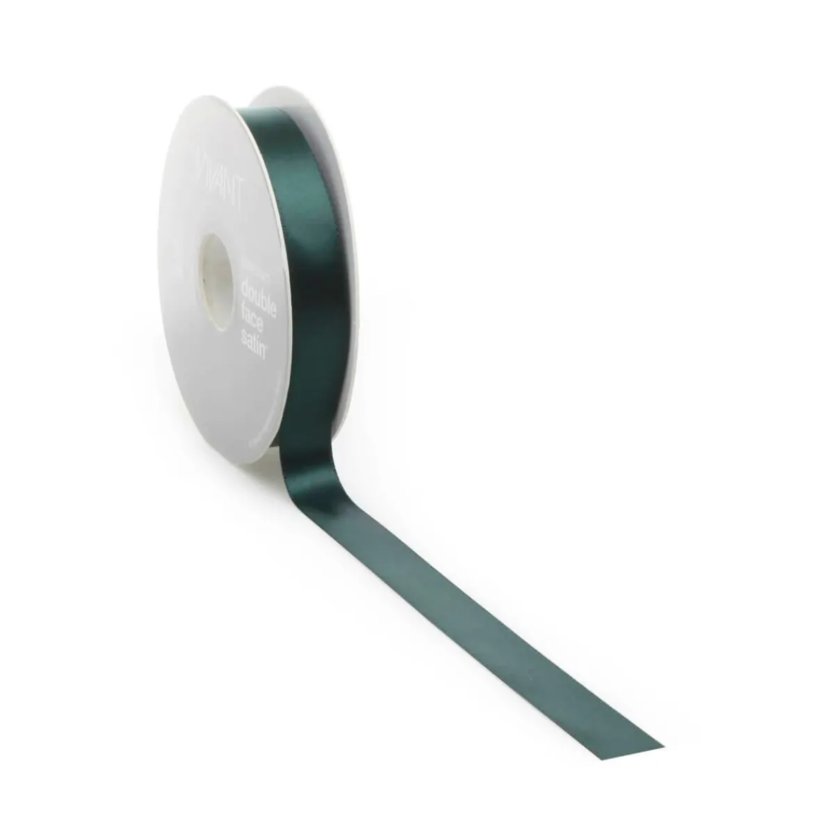 DecoWoerner Satinband, 25 Mm X 25m Dunkel grün