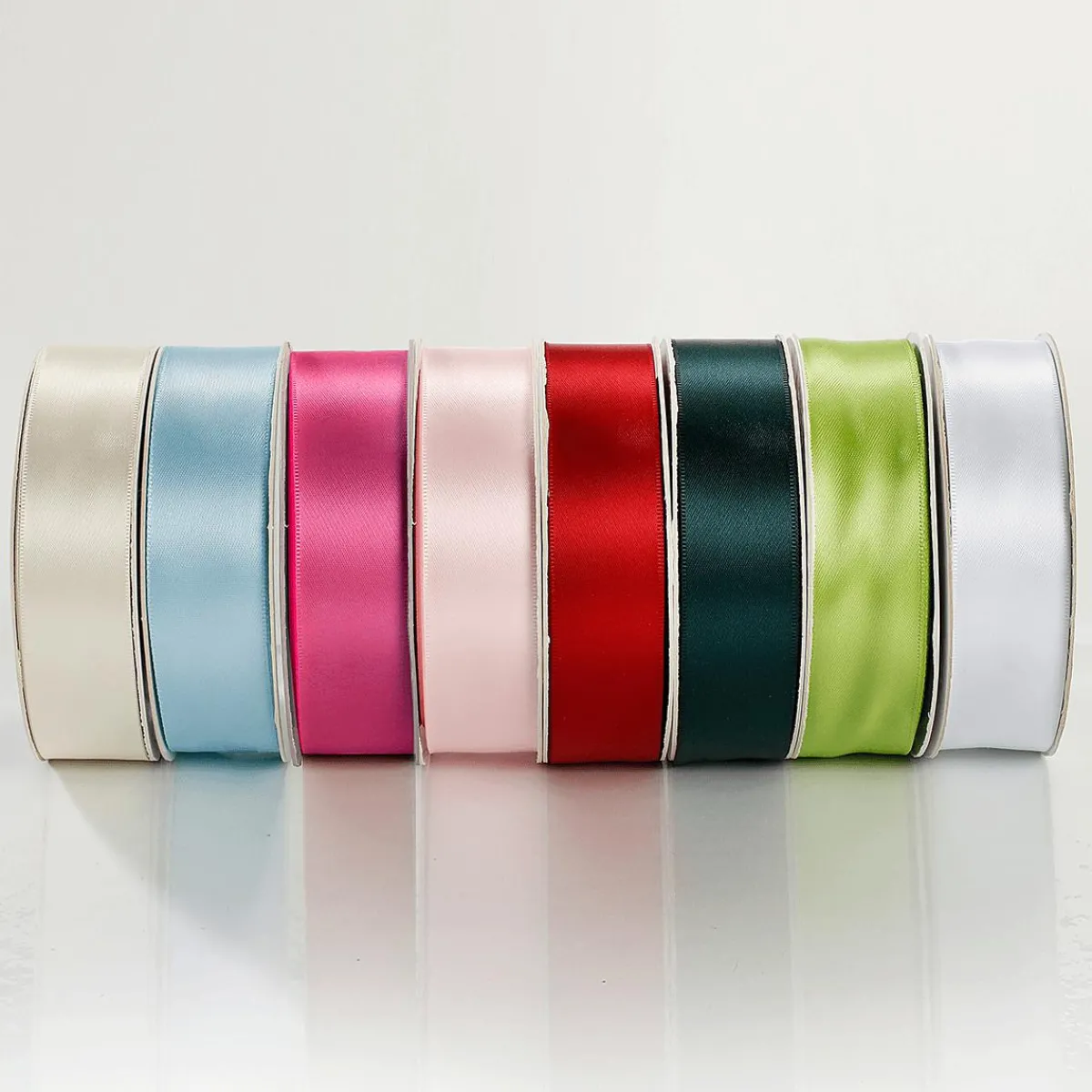 Best DecoWoerner Satinband, 25 Mm X 25m Hell grün
