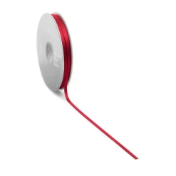 DecoWoerner Satinband, 3 Mm X 50m rot