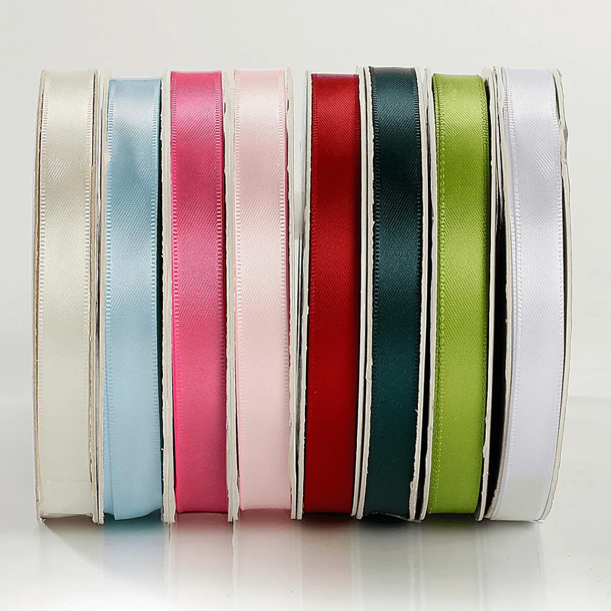 New DecoWoerner Satinband, 10 Mm X 25m rot
