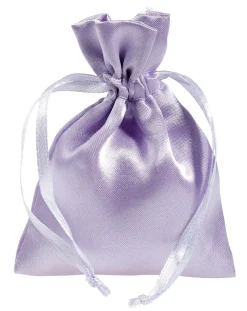 Outlet DecoWoerner Satinsäckchen 10 Cm, 30 Stück, Flieder violett