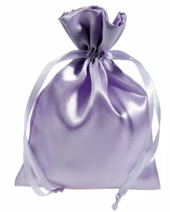 Sale DecoWoerner Satinsäckchen 18 Cm, 30 Stück, Lila violett