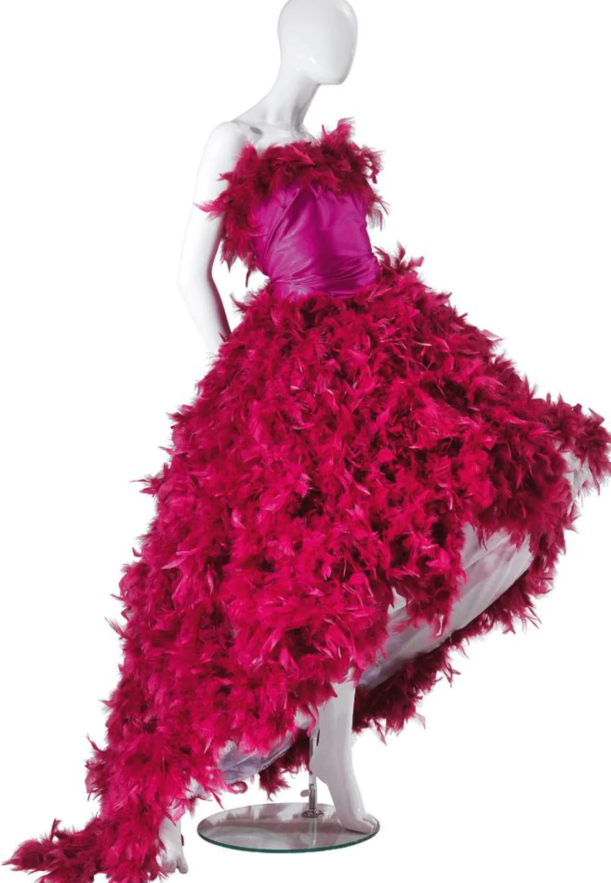 Outlet DecoWoerner Schaufensterpuppe Weiblich APART Glossy, Arme Hinten weiß