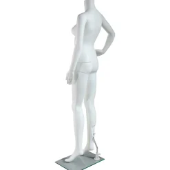 Discount DecoWoerner Schaufensterpuppe Weiblich Ohne Kopf Stehend weiß