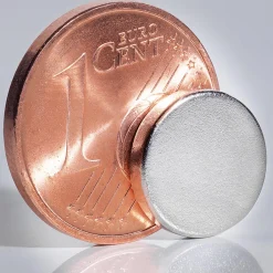 New DecoWoerner Scheibenmagnet Aus Neodym 10 Mm Ø, 50 Stück mehrfarbig
