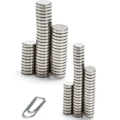 New DecoWoerner Scheibenmagnet Aus Neodym 10 Mm Ø, 50 Stück mehrfarbig