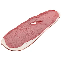 Outlet DecoWoerner Schinken-Scheibe Lebensmittel-Attrappe 25 Cm rot
