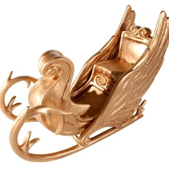 Outlet DecoWoerner Schlitten “Phantasia“ 180 Cm Lang, gold