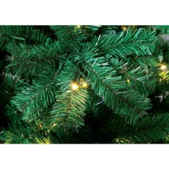 DecoWoerner Schmaler, Künstlicher Weihnachtsbaum Mit LED 180 Cm grün
