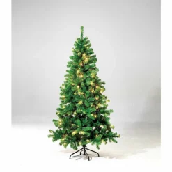 Sale DecoWoerner Schmaler, Künstlicher Weihnachtsbaum Mit LED 210 Cm grün