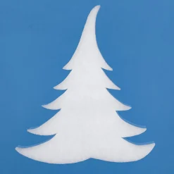 Clearance DecoWoerner Schneetannen Aus Formwatte, , 18 Cm, Schwer Entflammbar weiß