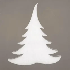 Clearance DecoWoerner Schneetannen Aus Formwatte, , 18 Cm, Schwer Entflammbar weiß