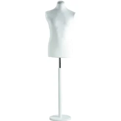 Best DecoWoerner Schneiderpuppe Männlich, Büste 78 Cm, - weiß