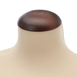 Best DecoWoerner Schneiderpuppe Weiblich Wallnuss-Dreibeinständer 148 - 178 Cm Hoch braun