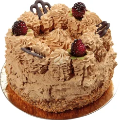 Best DecoWoerner Schokotorte Lebensmittel-Attrappe 15 Cm Ø braun