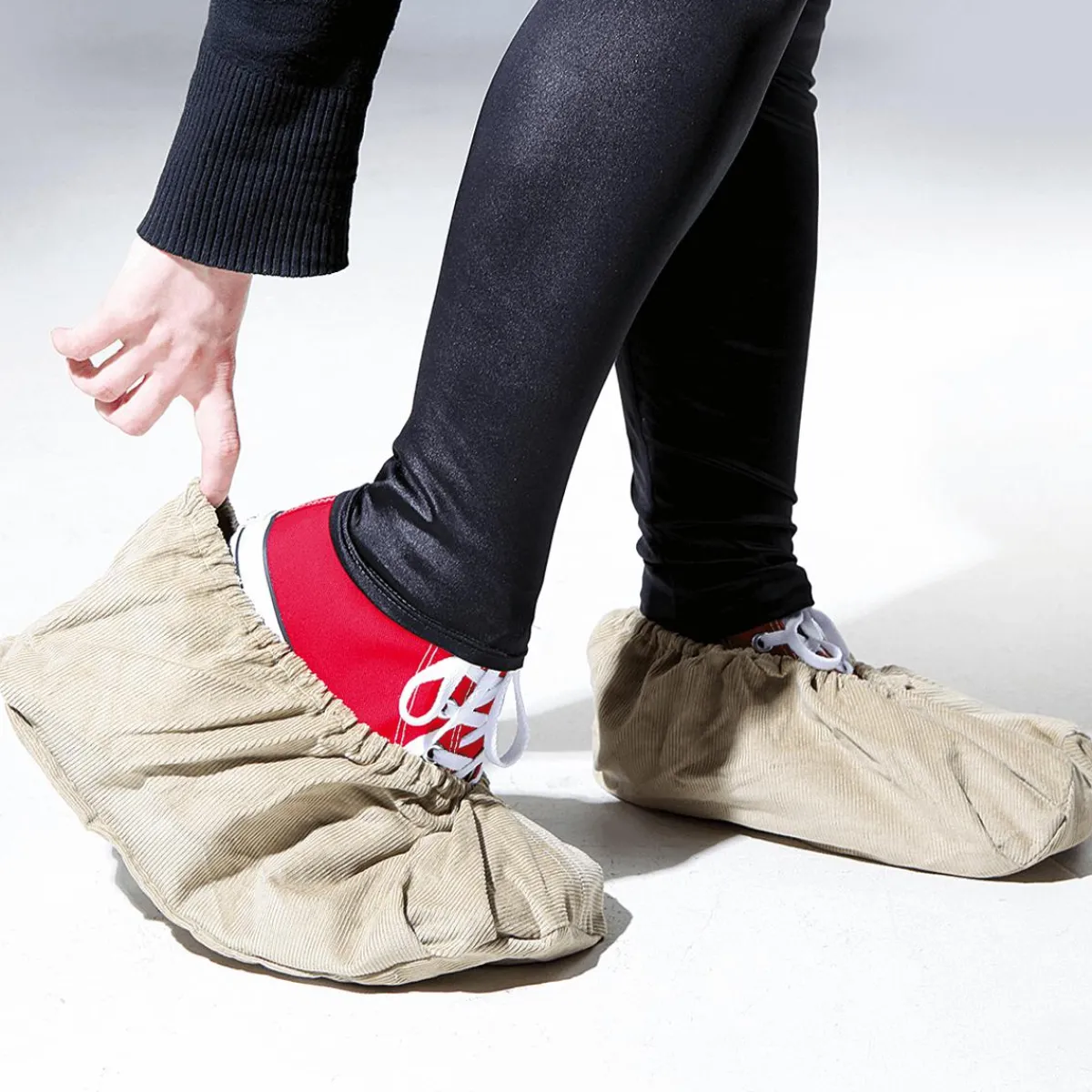 Clearance DecoWoerner Schuh-Überzieher, Größe 43 - 47 braun