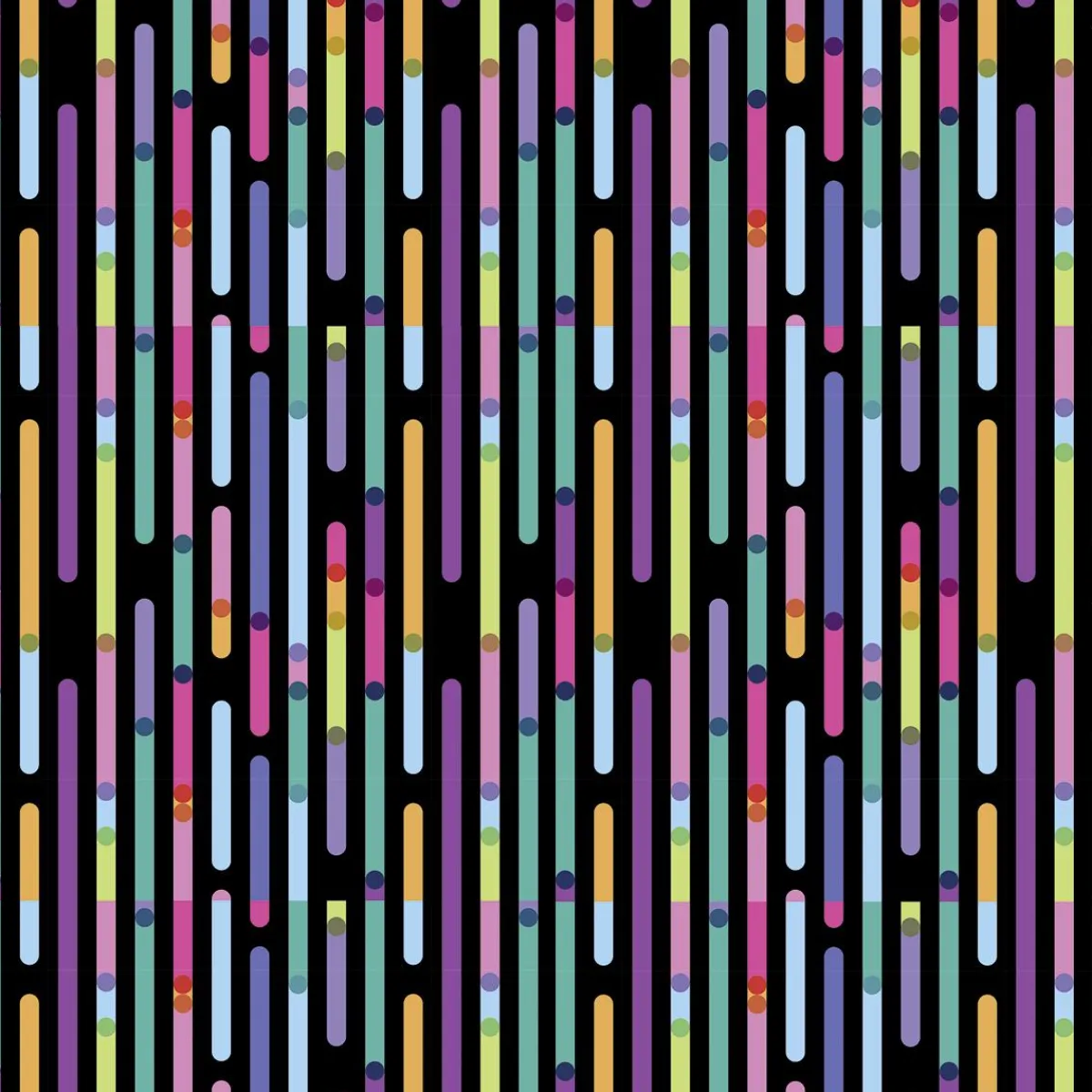 Sale DecoWoerner es Geschenkpapier Bunt Gestreift, 50 Cm, 50 M schwarz