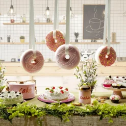 Sale DecoWoerner Schwarzwälderkirschtorte Lebensmittel-Attrappe, Pack à 2 Stück weiß