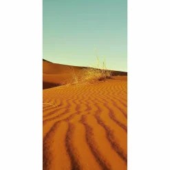 Hot DecoWoerner Schwer Entflammbarer Stoffbanner "Wüste" Aus Fahnenstoff 100 X 200 Cm braun