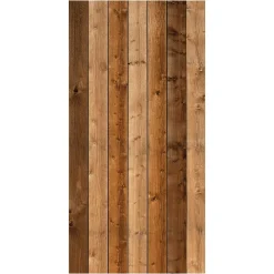 Outlet DecoWoerner Schwer Entflammbarer Stoffbanner "e Bretterwand" Aus Fahnenstoff 100 X 200 Cm braun