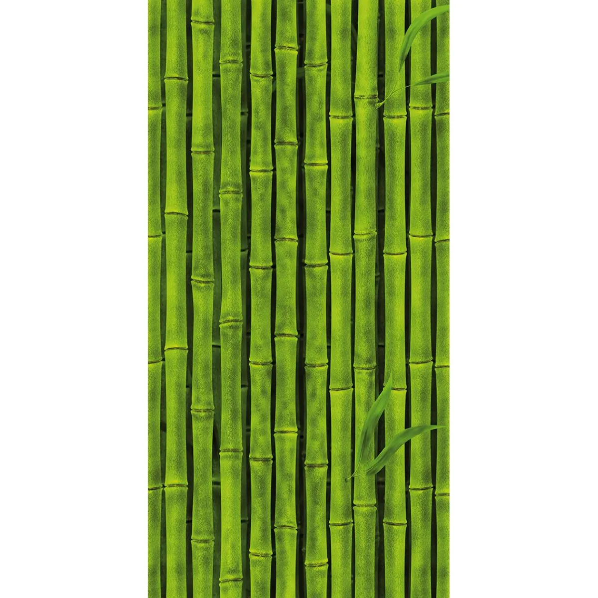 Sale DecoWoerner Schwer Entflammbarer Stoffbanner „e Bambusstangen“ Aus Fahnenstoff 100 X 200 Cm grün