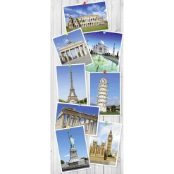 Sale DecoWoerner Schwer Entflammbarer Stoffbanner Städtereisen 75 X 180 Cm